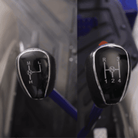 Bigger & Premium Gear Knob With Chrome Finishing